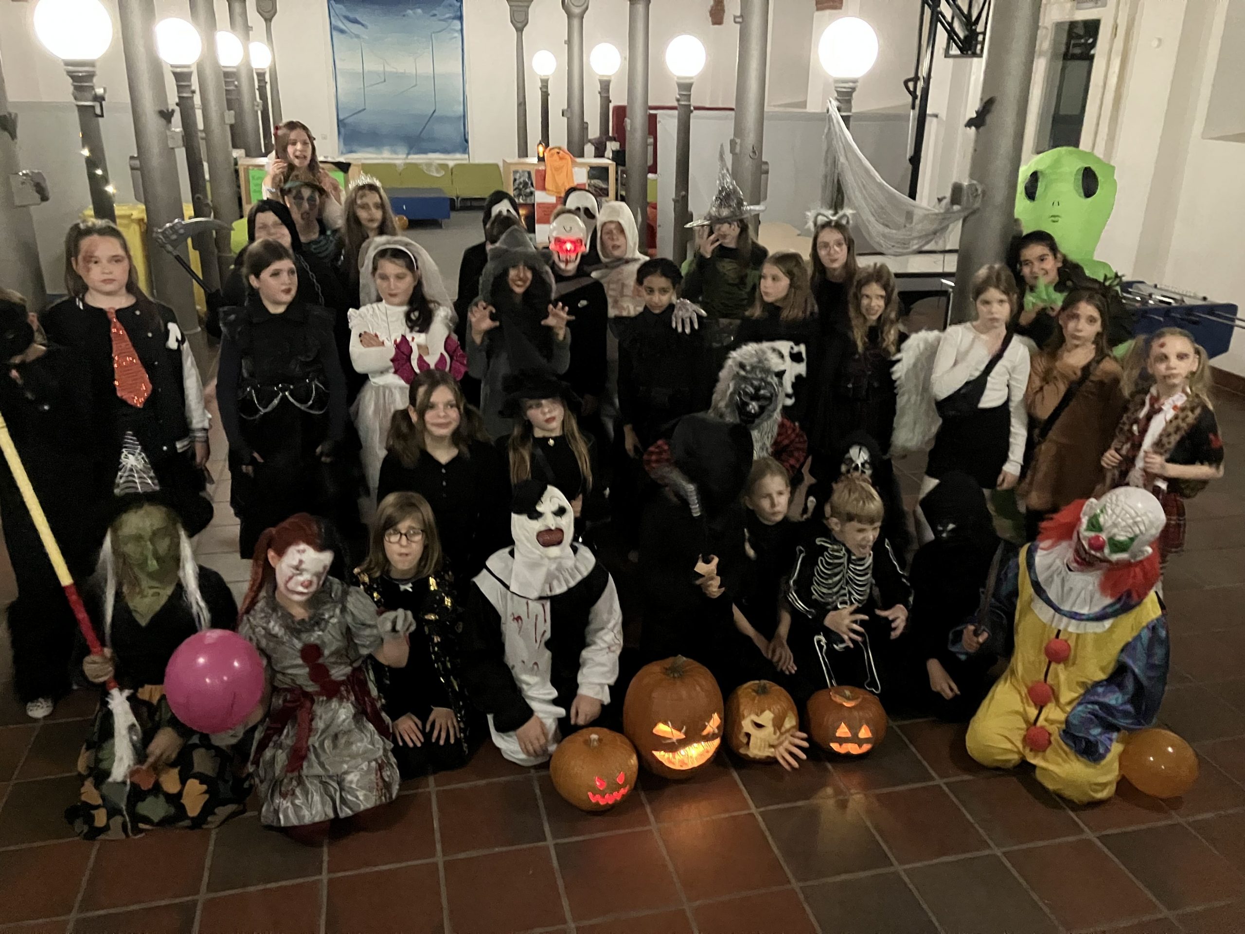 Gruselspaß pur bei der Halloweenparty der 5er! 🎃
